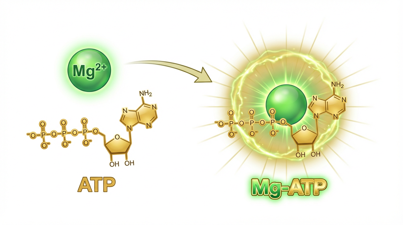 Magnésio ativando ATP